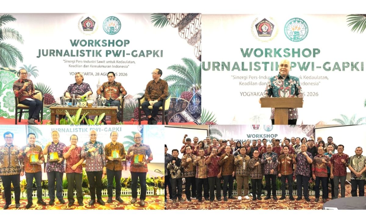 Kawal Industri Sawit Nasional PWI Bersama GAPKI Gelar Workshop Jurnalistik