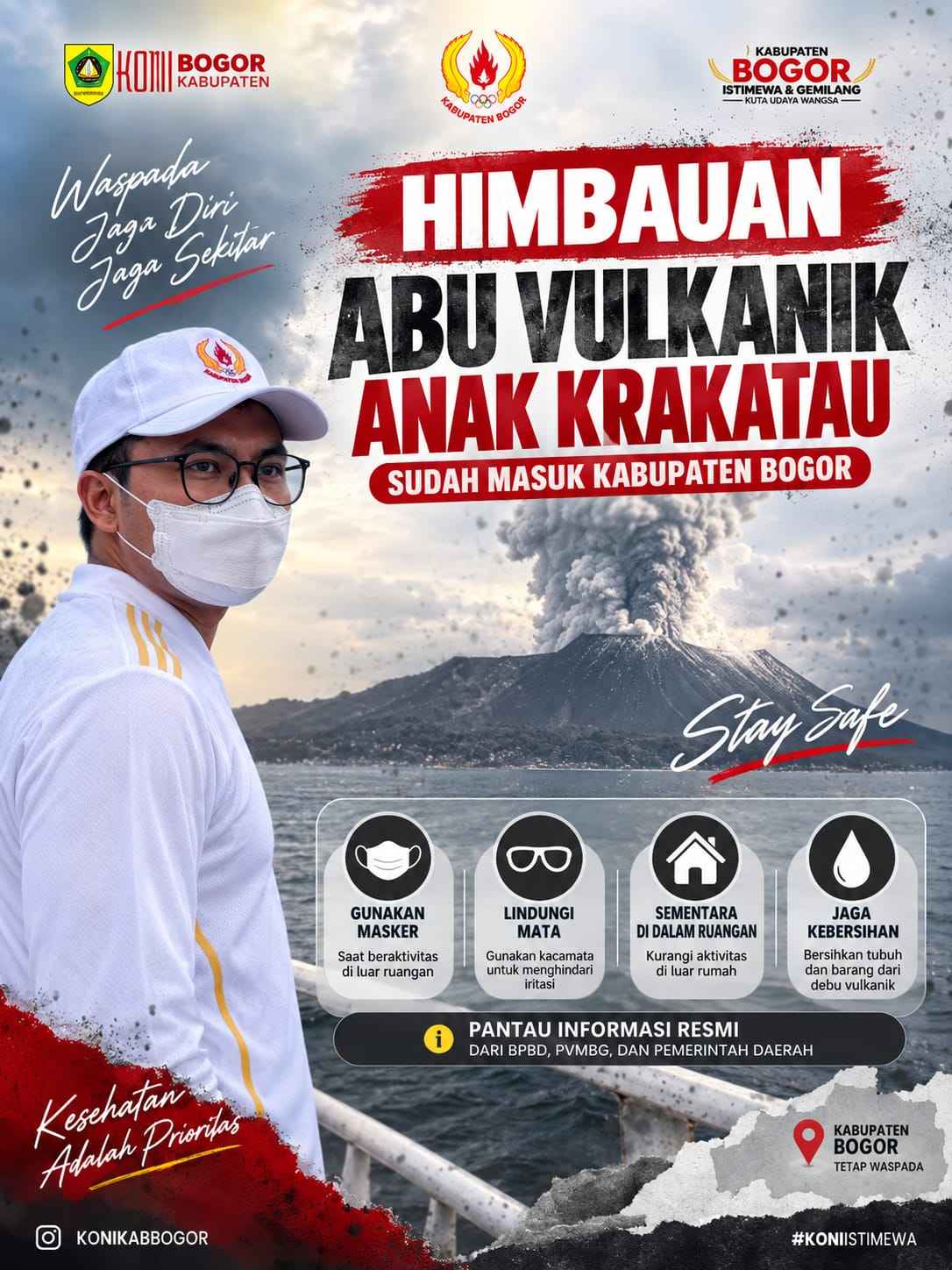 Ketua KONI Arif Rochmawan Himbau Atlet dan Pelatih Jaga Kesehatan