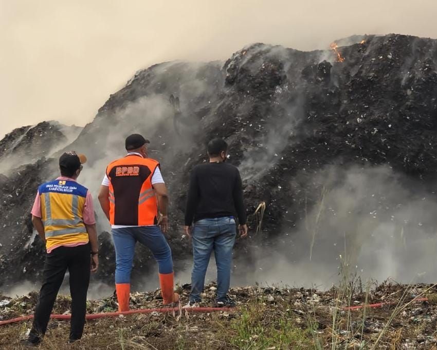 TPA Galuga Ditutup Sementara, Penanganan Kebakaran Dimaksimalkan